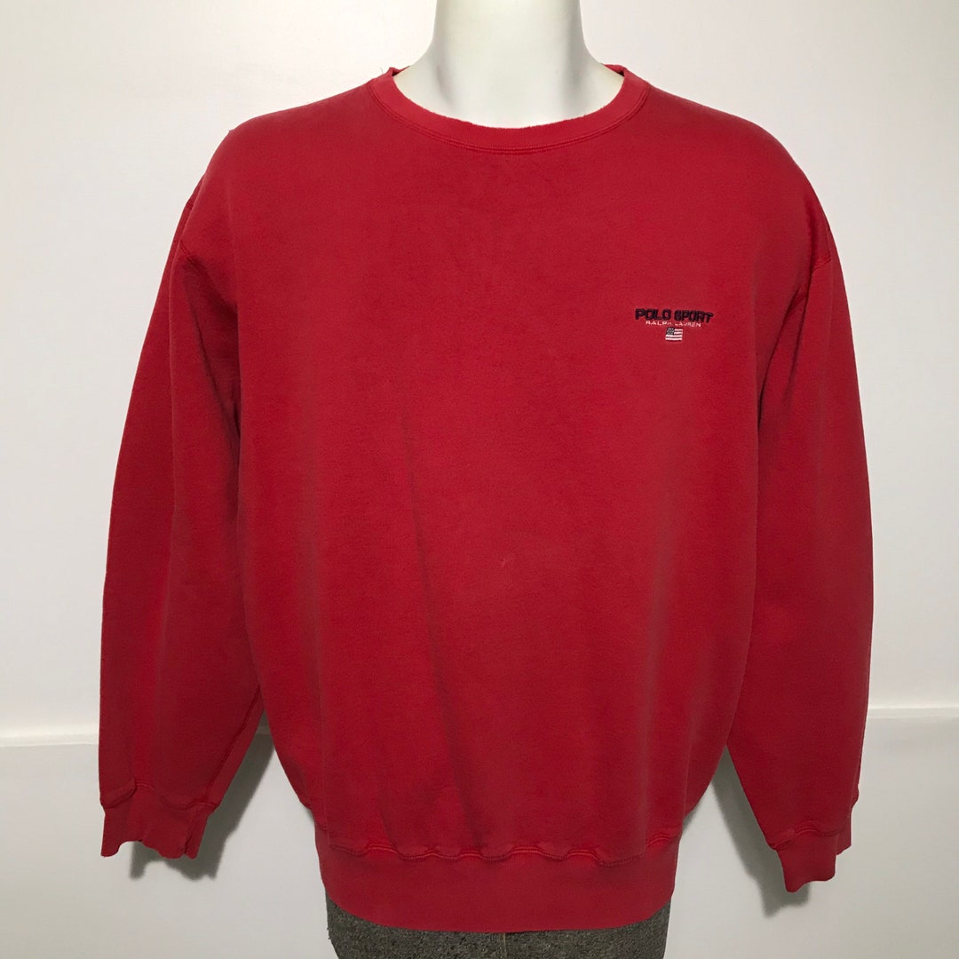 Vintage Polo Sport Sweatshirt L Etsy