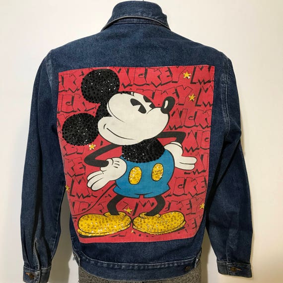 mickey jean jacket
