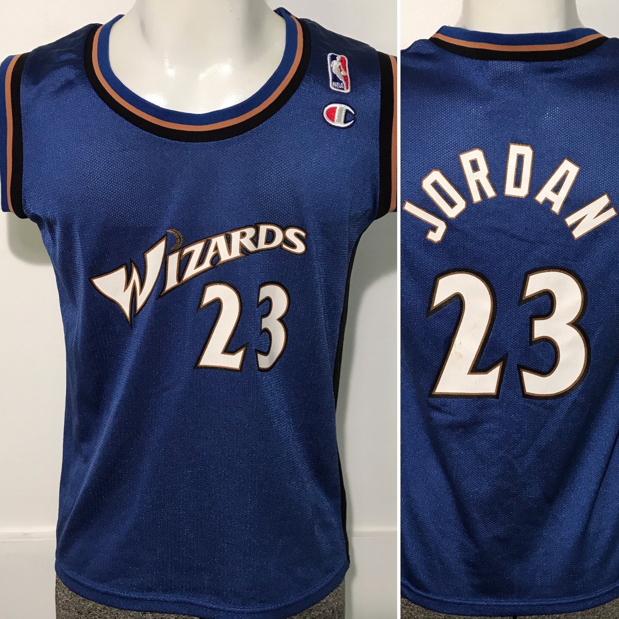 New Champion MICHAEL JORDAN NBA Jersey ~ Wizards #23 ~ Size Medium Mens 40