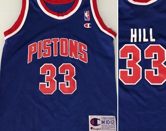 Vintage Grant Hill Detroit Pistons Champion Jersey KIDS M