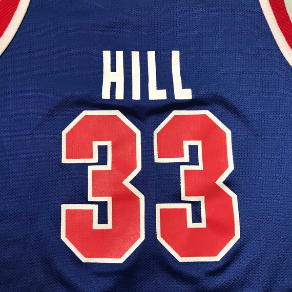 Vintage Grant Hill Detroit Pistons Champion Jerse… - image 5