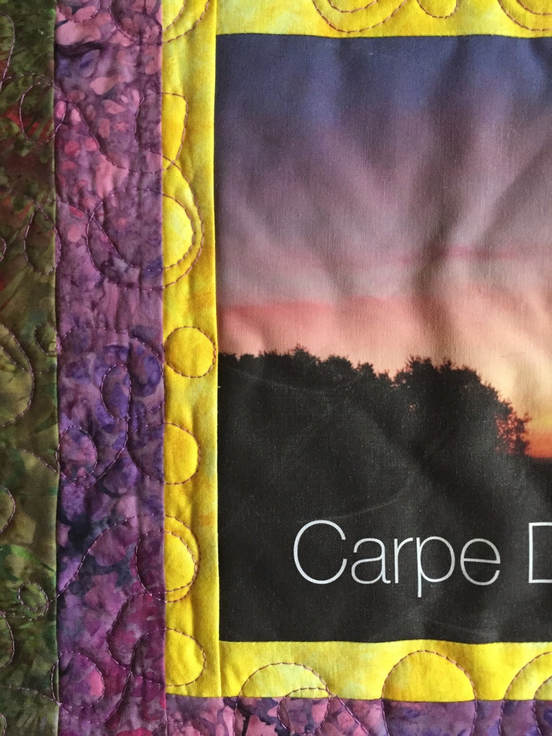 Art Quilt Carpe Diem