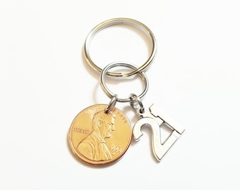 21st Birthday Gift 2003 2004 2005 Penny Key Chain 21st Birthday Gift 21 Years Old Lucky Penny 21st Birthday Ideas Drinking Age Gift keyring