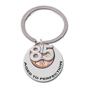 Cadeau 85e verjaardag 1939 1940 1941 Tot in de perfectie gerijpt Fijne wijn 85 Years and Counting Penny Sleutelhanger Sleutelhanger Sleutelhanger Lucky Penny 84e 86e