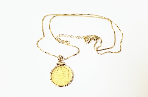 Dime gold chain deals