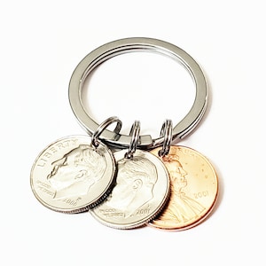 21st Birthday Gifts 2003 2004 2005 Penny Key Chain 21st Birthday Gift 21 Years Old Lucky Penny 21st Birthday Ideas Drinking Age Gift keyring