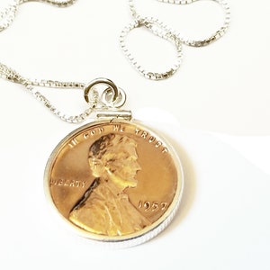 1971 50th Birthday 50th Anniversary Star Necklace made from a 1971 Kennedy Half Dollar 50th Birthday Gift for Men or Women