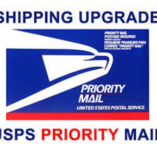 Upgrade to Priority 2-3 or Priority Express 1-2 Day Shipping from FIRST CLASS Shipping - United States ONLY