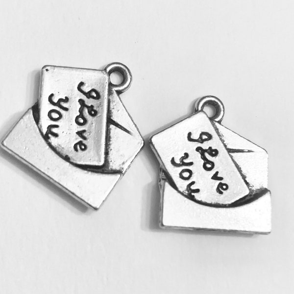 Love Note I Love You Charm - Listing is for One Charm