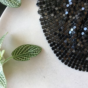 Band Choker Necklace CLASSY BITCH Metal Mesh Choker in Gold, Seafoam Green, Black, or White image 6