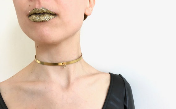 Delicate Gold Choker TEASE Choker 