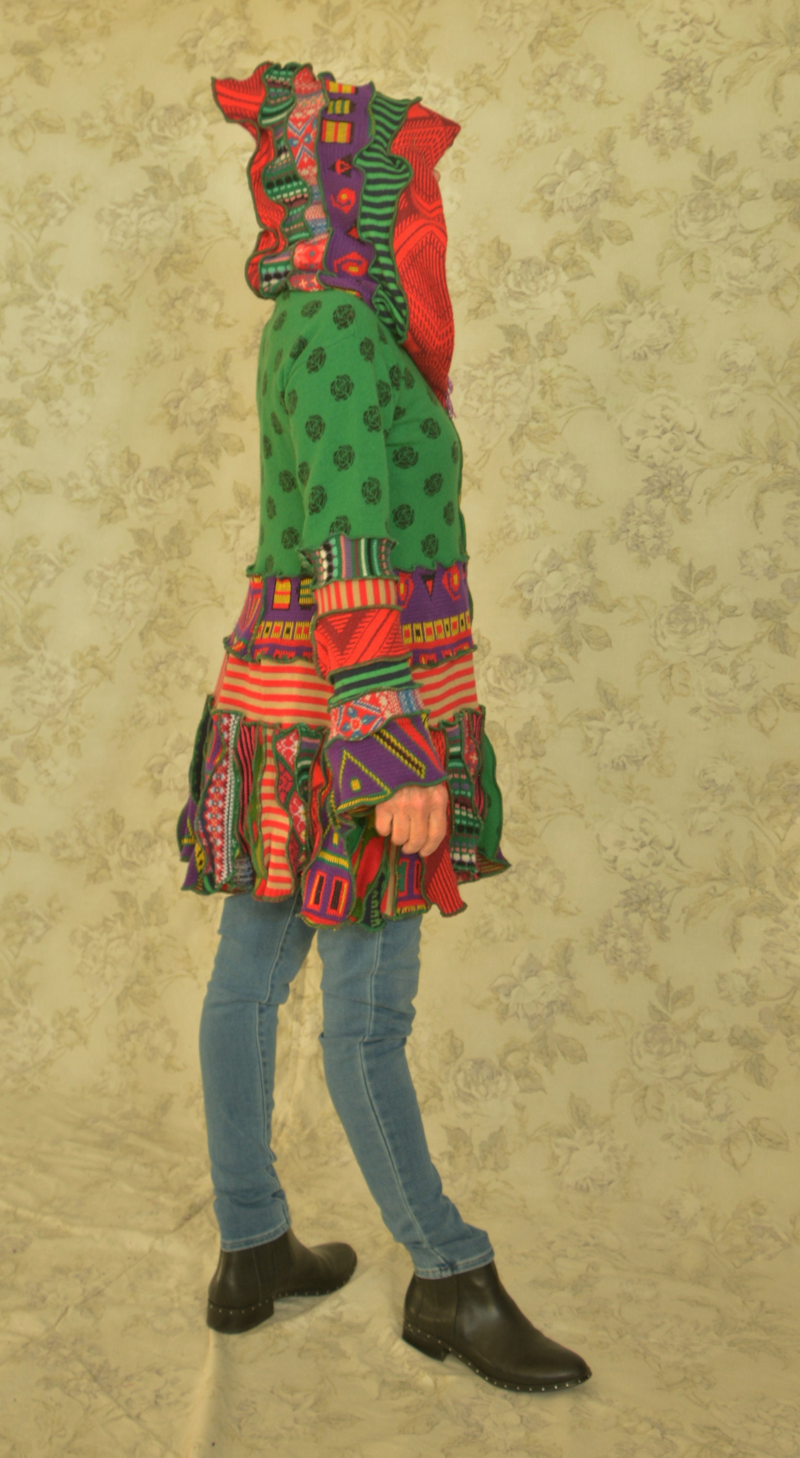 Ziarre Anitra - Plush Plaid Coat by The Nevermore