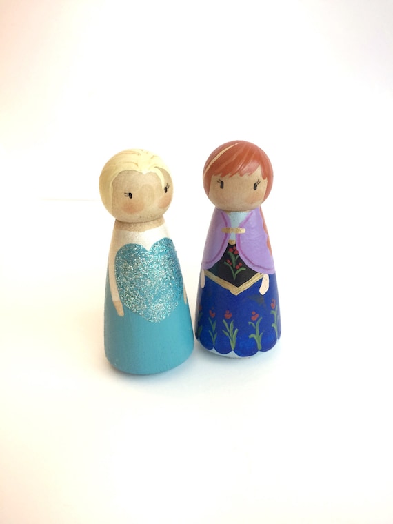 elsa peg doll