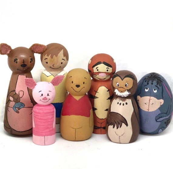 etsy wooden peg dolls