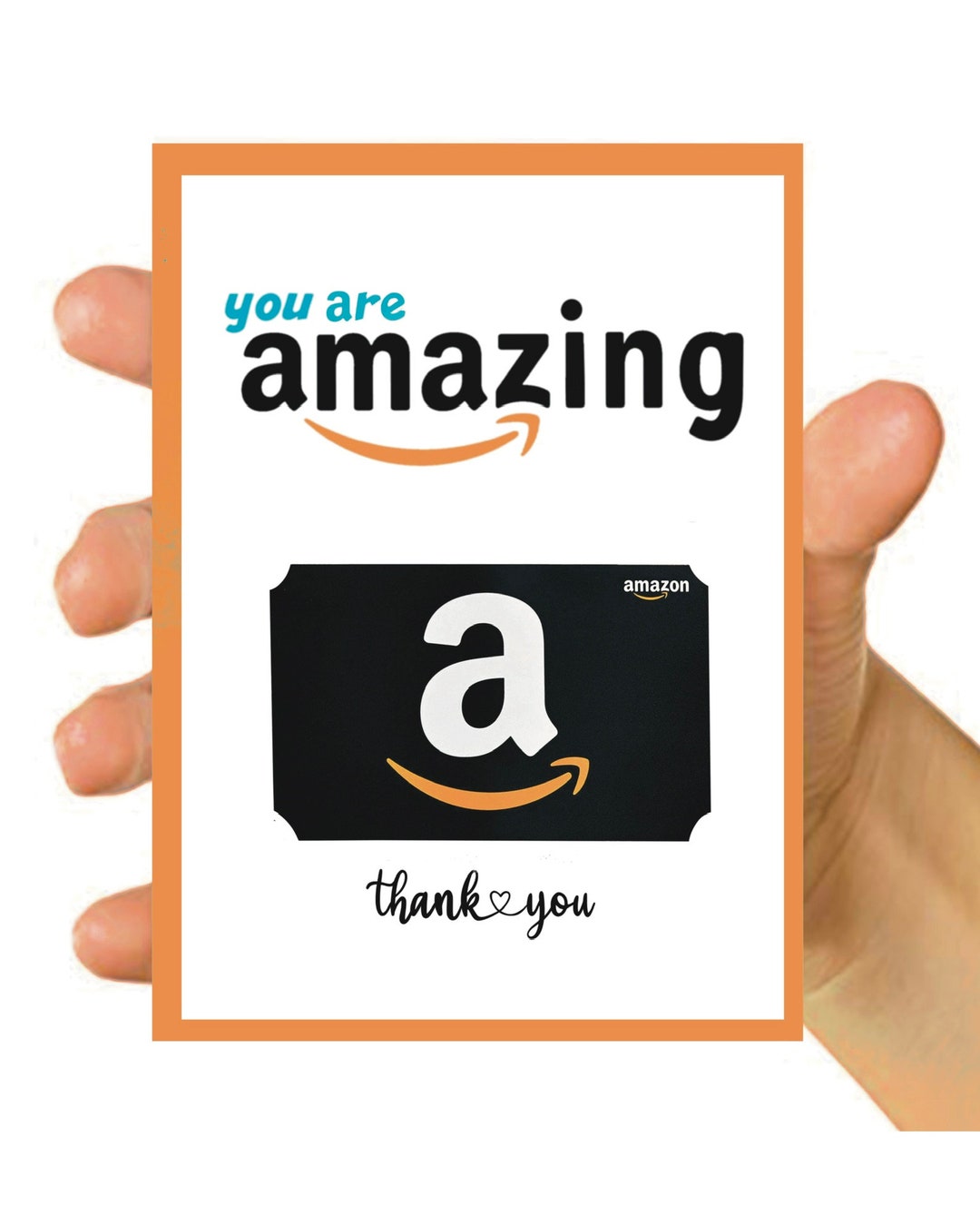 Amazon Gift Card Teacher APPRECIATION INSTANT DOWNLOAD Etsy