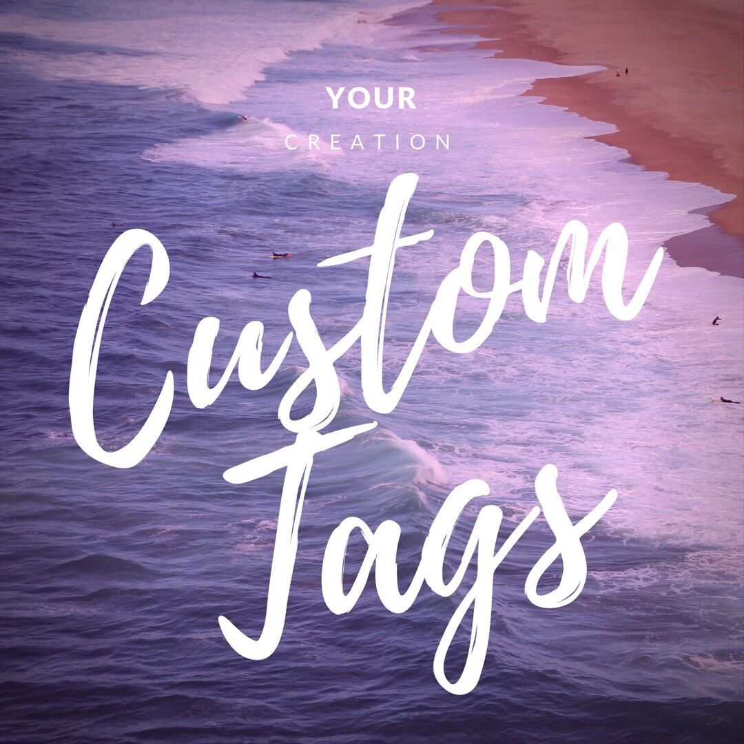 Custom Favor Tags, Create Your Own, Custom Design Tag, DIY Tag, Custom ...