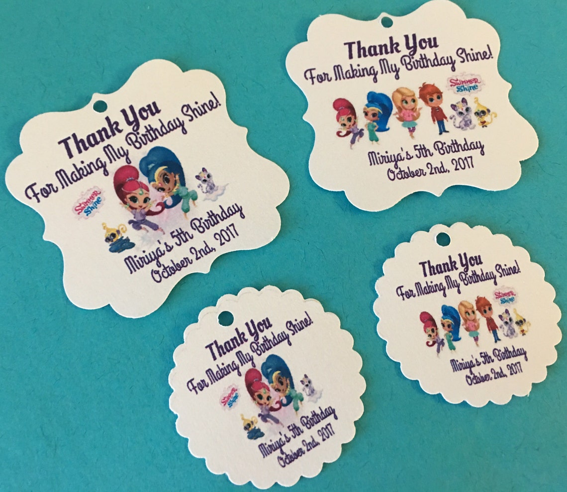 Shimmer and Shine Print at Home Digital JPG/PDF Birthday - Etsy