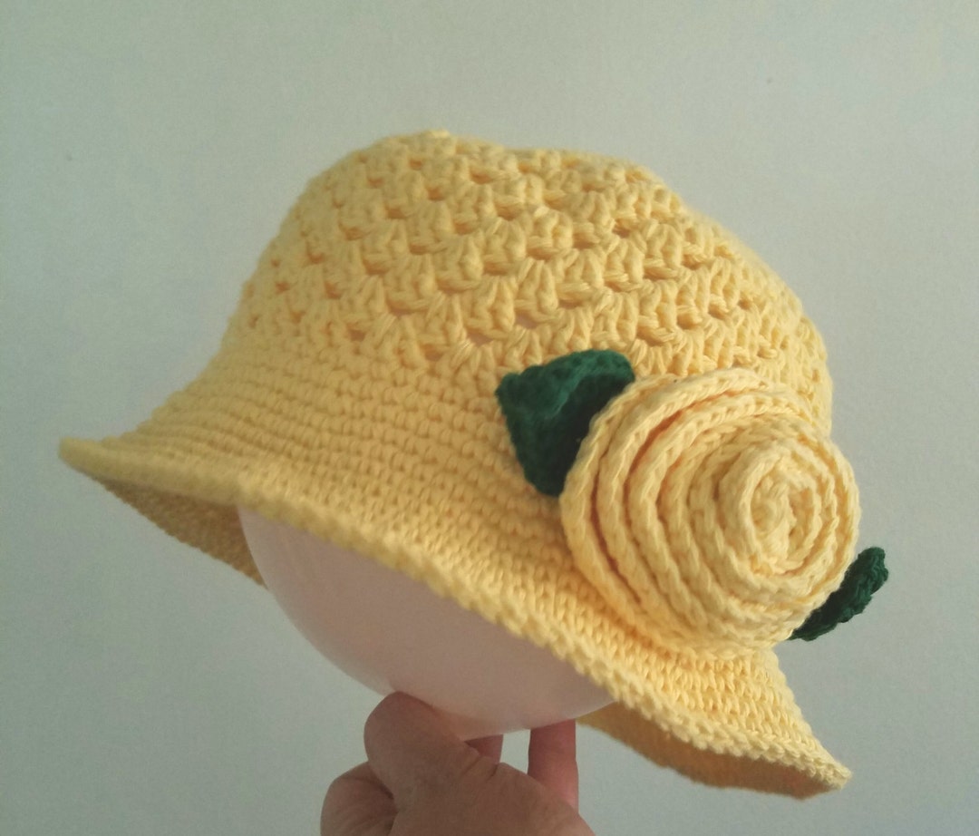 Little Girl Sun Hat Etsy