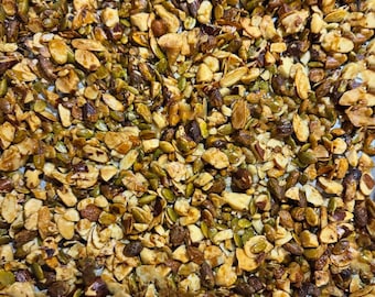 Homemade Small-Batch Granola Glow Mix Freshly Baked Gourmet Breakfast or natural Snack Handcrafted