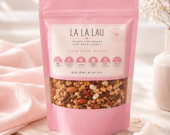 Homemade Small-Batch Granola Freshly Baked Gourmet Breakfast or natural Snack Handcrafted organic ingredients