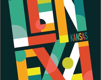 Lenexa, Kansas Poster 10x14 Actual Print