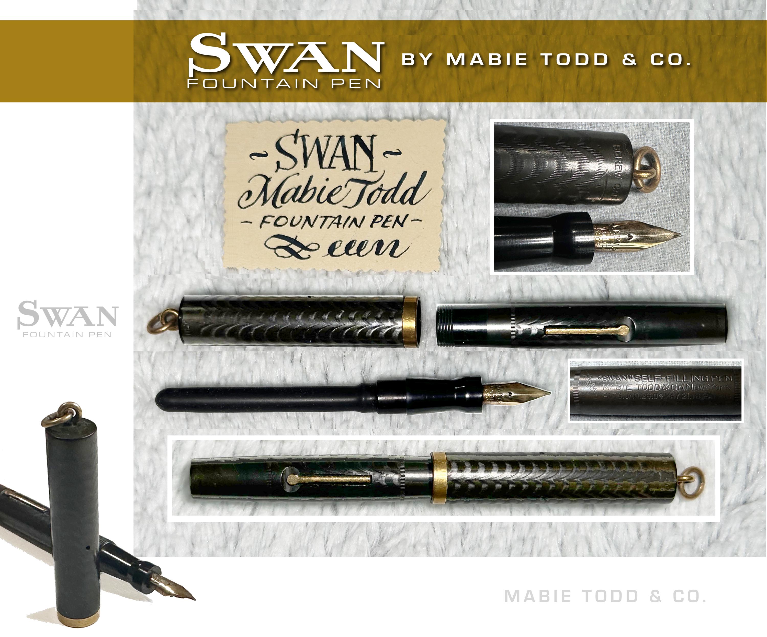 Mabie Todd Swan Pen - Etsy