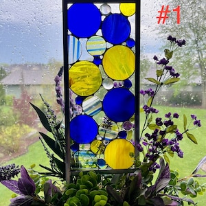 Stained Glass Garden / Plant Stake - Panel