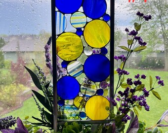 Stained Glass Garden / Plant Stake - Panel