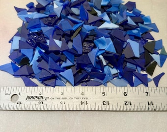 Beach Sea Glass/Tumbled Smooth colored glass 1.5 lb  for Mosaics & Craft Supplies