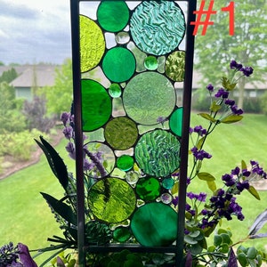 Stained Glass Garden / Plant Stake - Panel