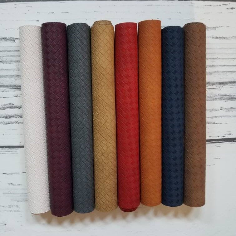 NEW faux Leather Sheets 8x11 Braid fake leather to make Etsy