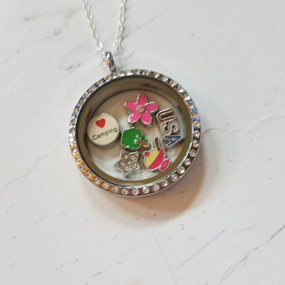 Tiny charms for glass lockets clearance