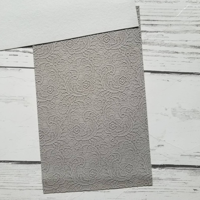 Faux Leather Sheets EMBOSSED Floral LACE Fake Leather to Make Earrings ...