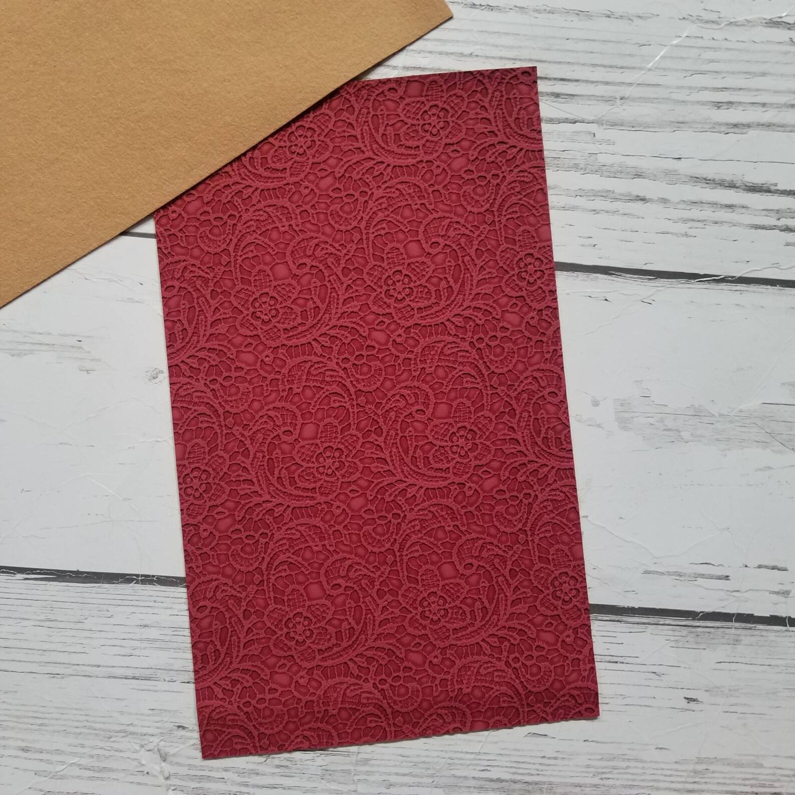 Faux Leather Sheets EMBOSSED Floral LACE Fake Leather to Make Earrings ...
