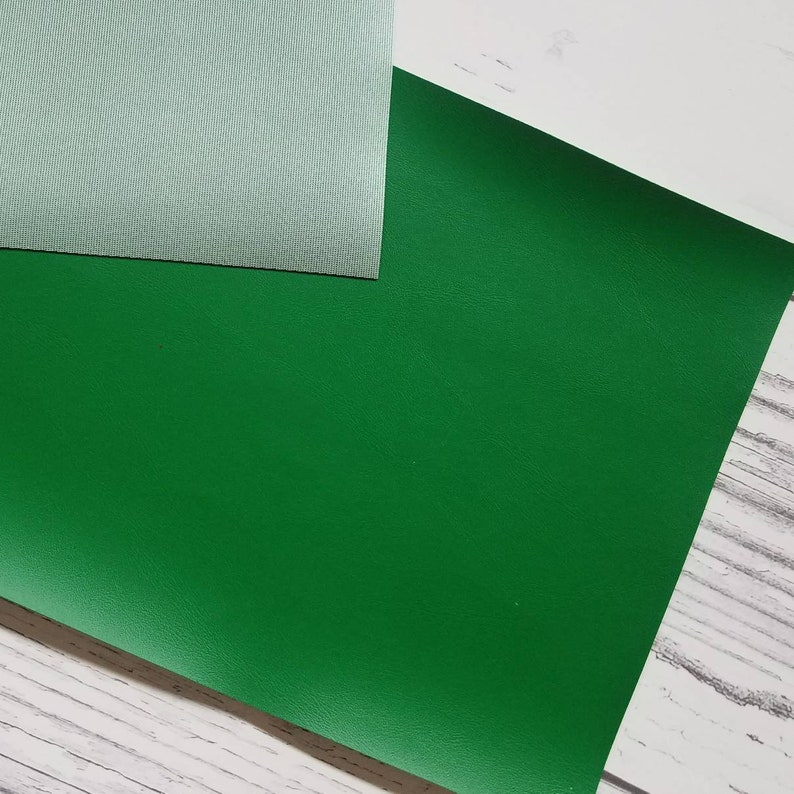 faux Leather Sheets Smooth Solid Colors fake leather to make earrings bows embroidery vinyl 19 colors available green orange yellow & more kelly green