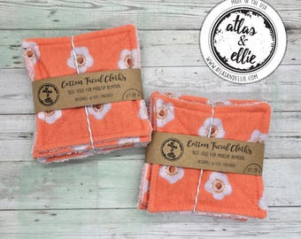 Reusable Facial Cloths: Cotton Makeup Remover Pads - Eco-Friendly Set of 6