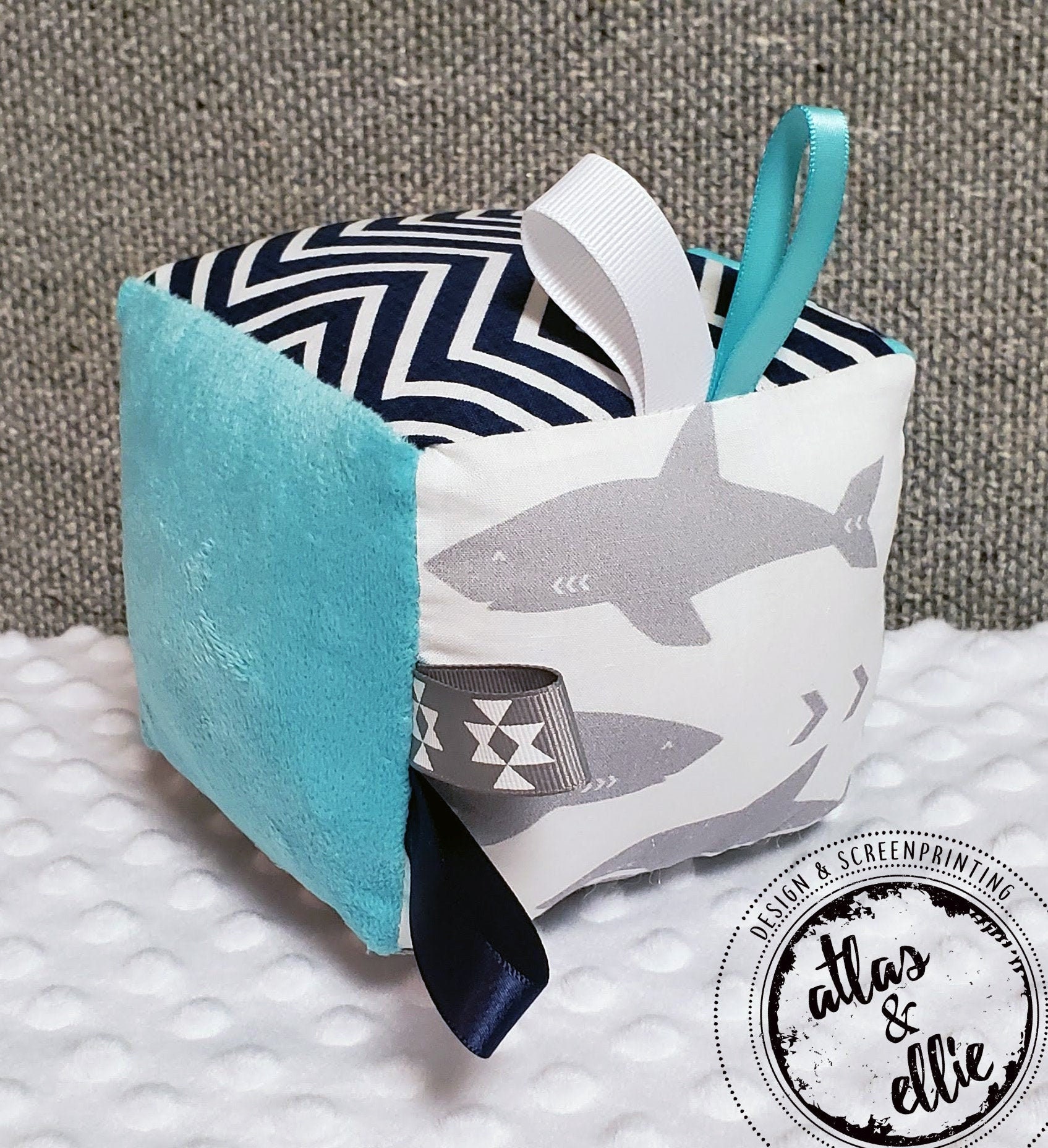soft cube baby toy