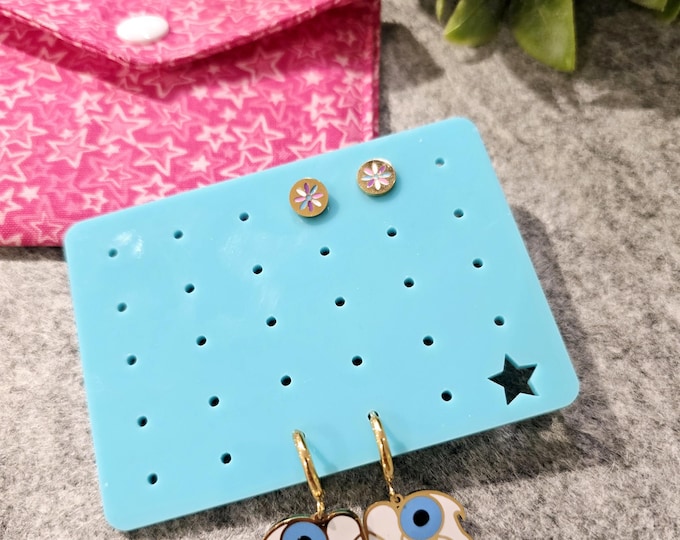 Featured listing image: Earring Holder for post earrings! Anytime Gifts, great for traveling. Order yours today!