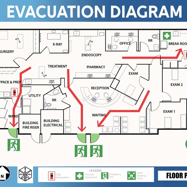 Airbnb Evacuation Plans Etsy Australia