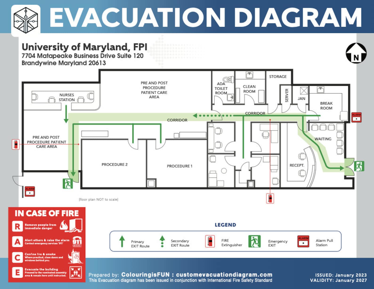 Evacuation Diagram Printable Fire Escape Plan Emergency Response Airbnb ...