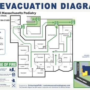 Personalisierter Notevakuierungsplan für ALEX - Fire scape Route - Digitaler Kauf