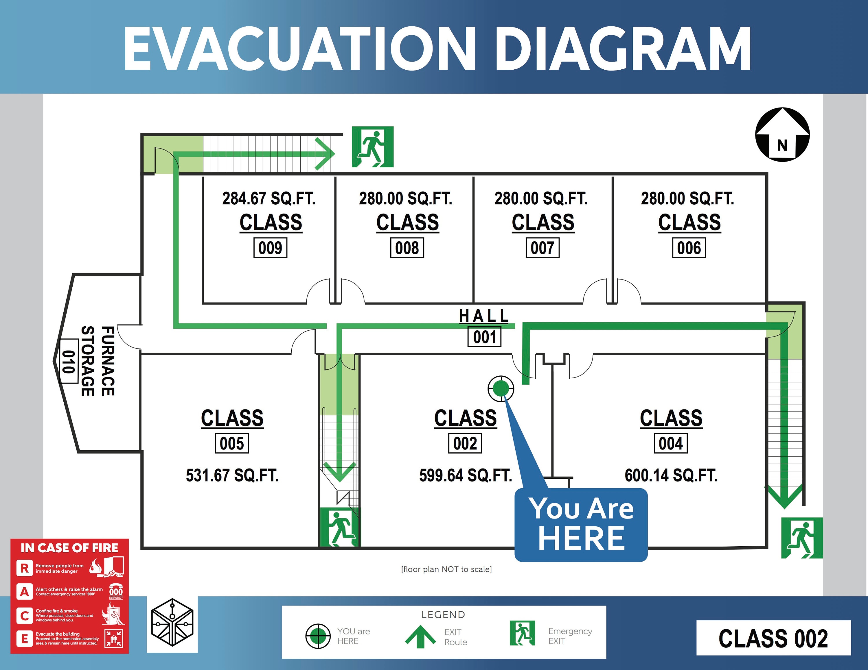 Evacuation Plan Emergency Response Personalized Etsy
