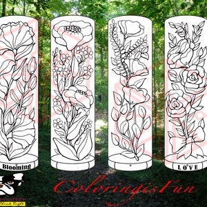 Herbs and Wild Flowers Bookmarks High Quality and Printable Downloadable Unique 8 sets