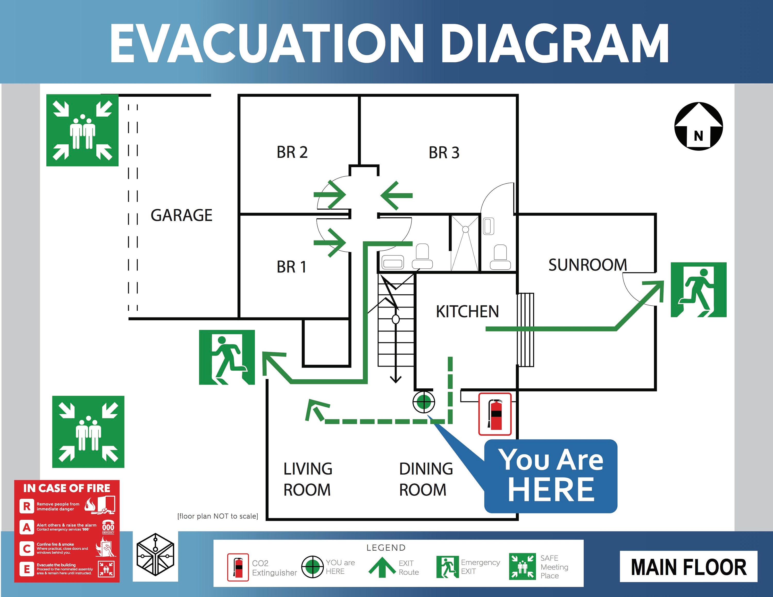 Create Emergency Evacuation Route Map