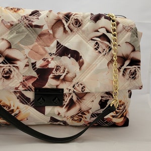 Betsey Johnson Floral Flap Chain Strap Bag