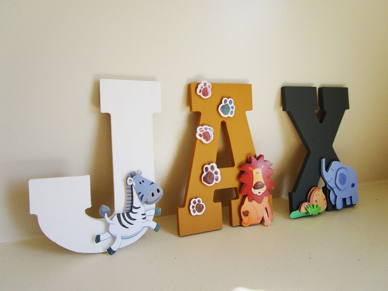 jungle safari animals letters for kids jungle themed room