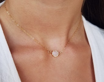Rose Quartz Gemstone Chocker Necklace