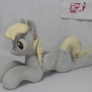 Derpy Hooves (Muffins/Ditzy Doo) Custom 32in Cuddle, My Little Pony Plushie [op bestelling gemaakt]
