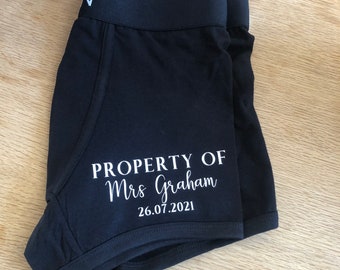 Personalised boxers