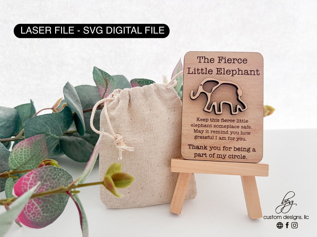 Digital Fierce Elephant Sister Circle Friendship Poem Love Loyalty ...